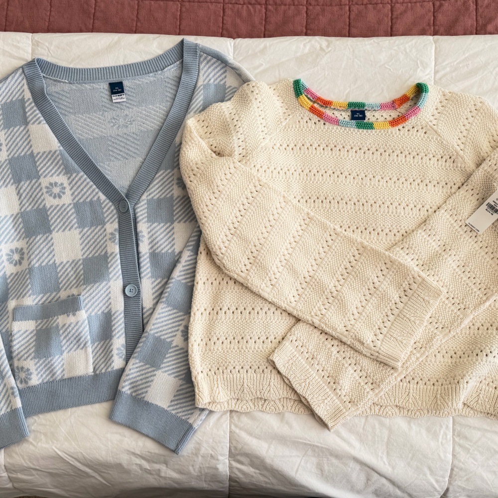 Girls Old Navy spring sweaters